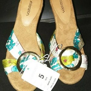 Xhilaration Wooden Heels/Sandals